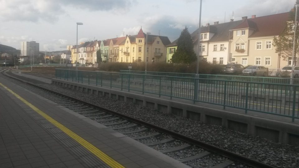 Litoměřice - horní nádraží po rekonstrukci