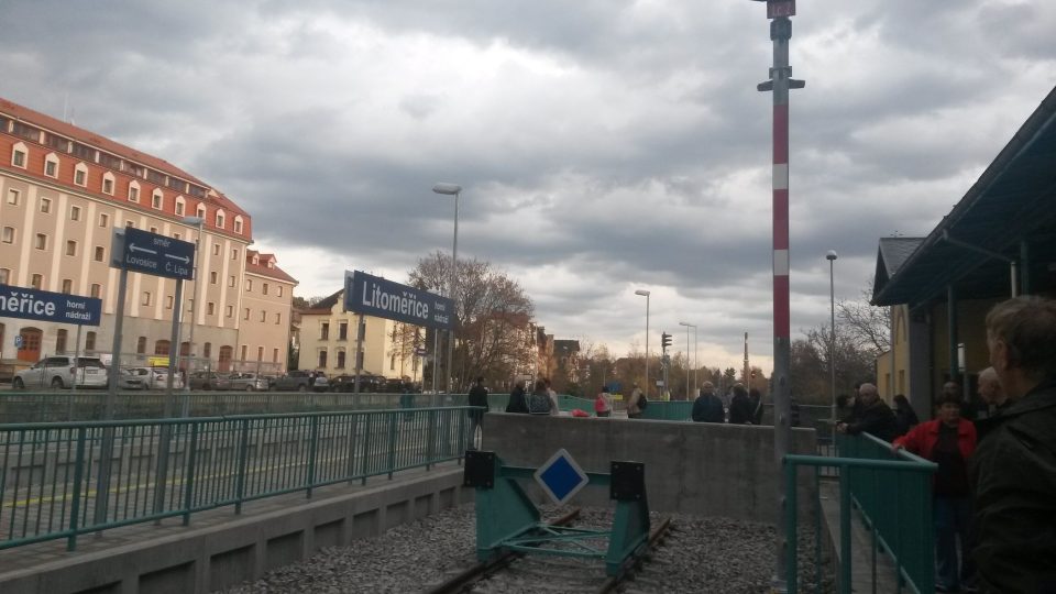 Litoměřice - horní nádraží po rekonstrukci