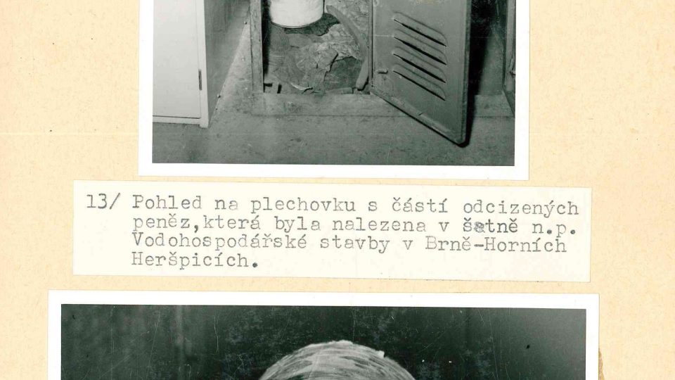Fotky z policejního archivu. Zdroj: SOkA Třebíč, fond Okresní soud Třebíč, T 352 z roku 1965 - 2