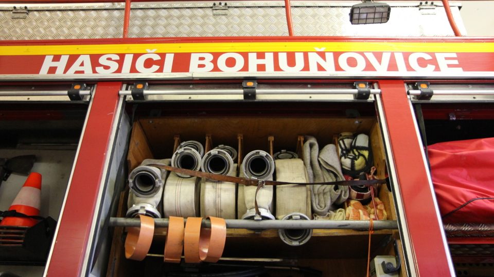 Vybavení hasičského vozu