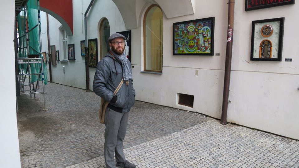 Zakladatel galerie Venkovka Jiří Sehnal