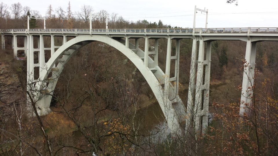 Most Duha z Náprstkovy vyhlídky