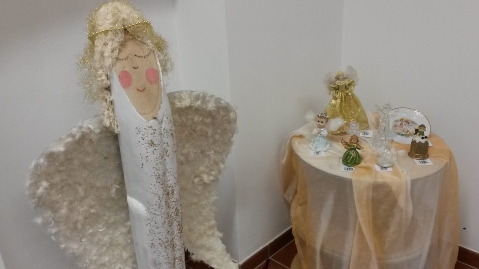 Výstava andělů v muzeu v Kladrubech na Tachovsku | foto: Lukáš Milota Výstava andělů v muzeu v Kladrubech na Tachovsku