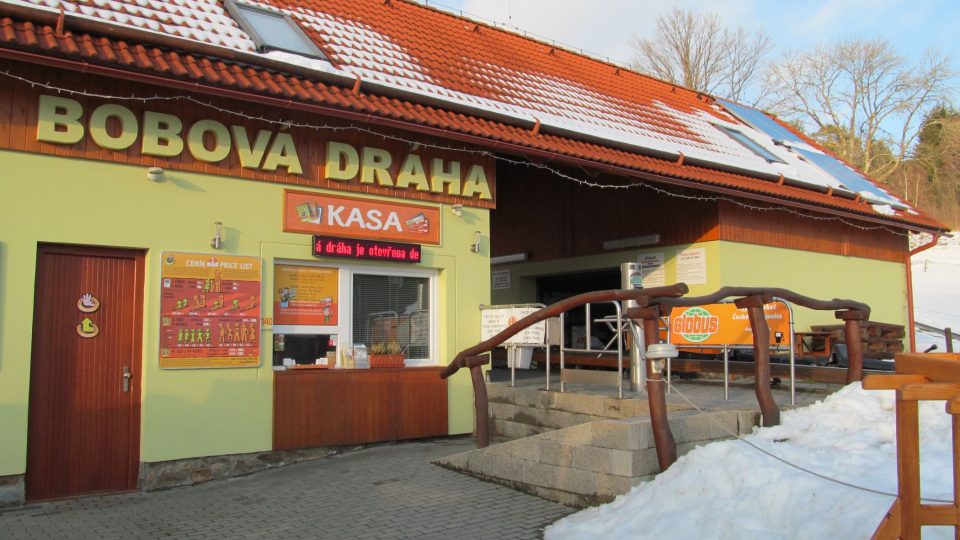 Bobová dráha - pokladna