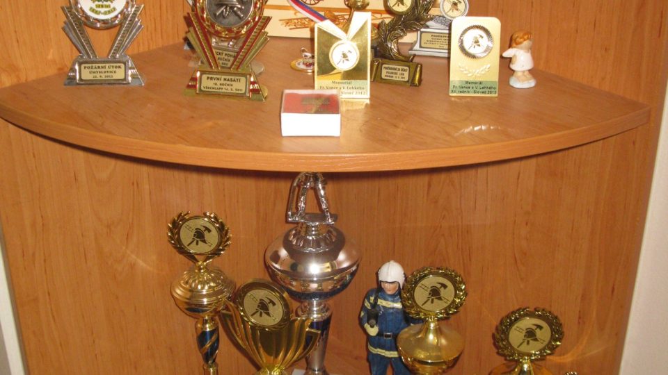 Získané poháry ze soutěží