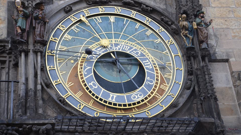 Astronomická část orloje