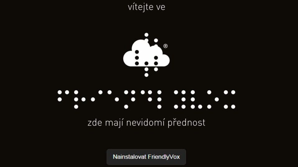 Ozvučený portál FriendlyVox zpřístupňuje informační a komunikační služby bez nutnosti užití zraku