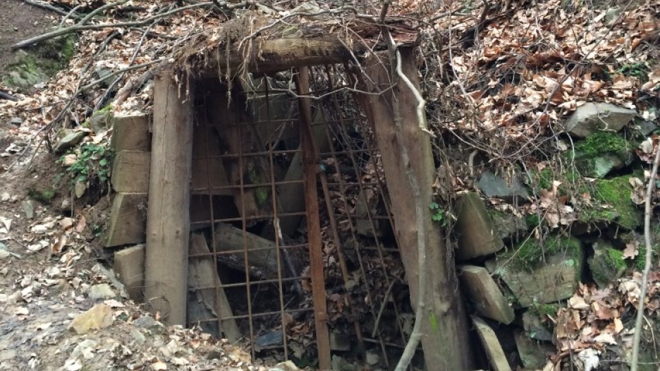 Štola, ze které Američané odvezli před 70 lety štěchovický poklad | foto: Ľubomír Smatana Štola, ze které Američané odvezli před 70 lety štěchovický poklad