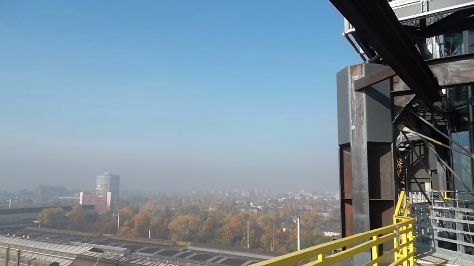Shora skýtá Bolt Tower jedinečný výhled na Dolní oblast Vítkovice