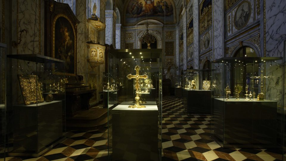 Svatovítský poklad, expozice v kapli sv. Kříže na Pražském hrad