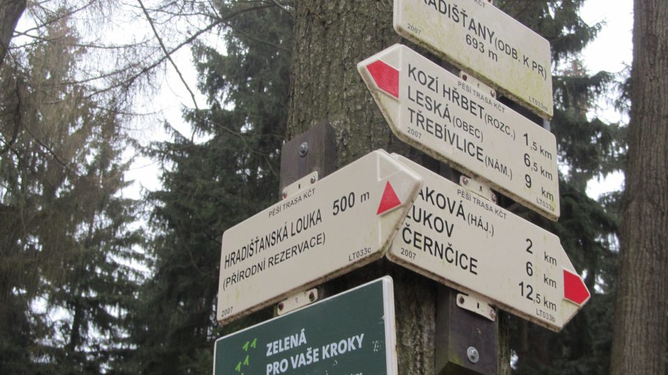 Cesta na Hradišťany Cesta na Hradišťany