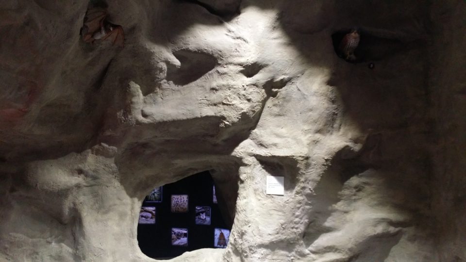 Umělá jeskyně v Domě přírody