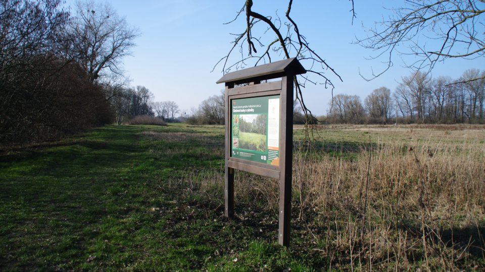 Návštěvníci zde mají k dispozici i informační tabule