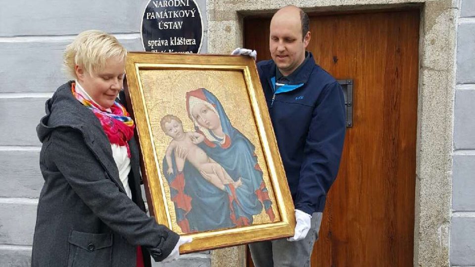 Obraz Zlatokorunské madony se vrací do kláštera ve Zlaté Koruně