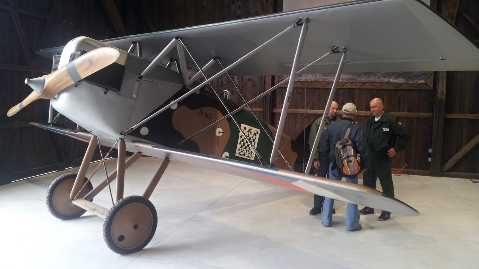 Stíhačka Aero A-18, areál Staré Aerovky v Letňanech