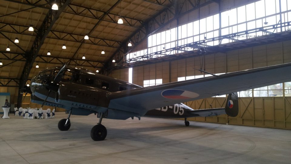 Bombardér Siebel, areál Staré Aerovky v Letňanech