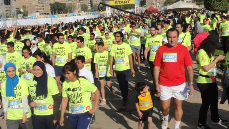Počet káhirských běžců rychle narůstá, letošního ročníku se jich zúčastnilo už 7 tisíc