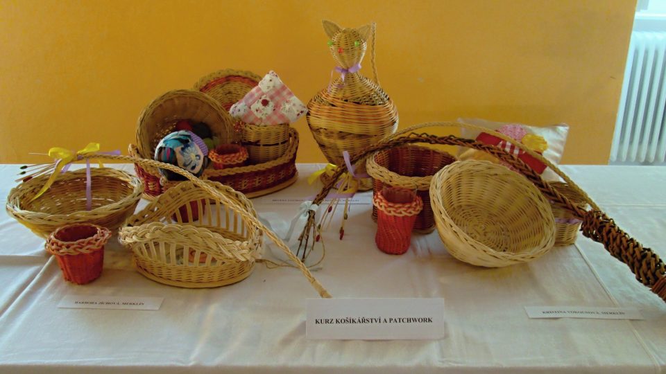 Muzeum řemesel Merklín pořádá i výstavy rukodělných výrobků