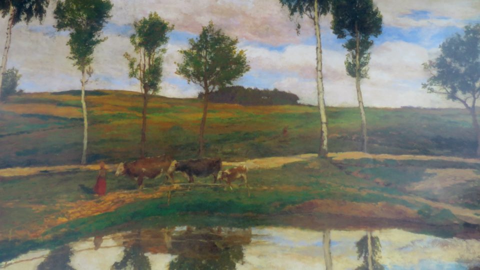 Slavný obraz U nás v Kameničkách Antonín Slavíček namaloval v roce 1903