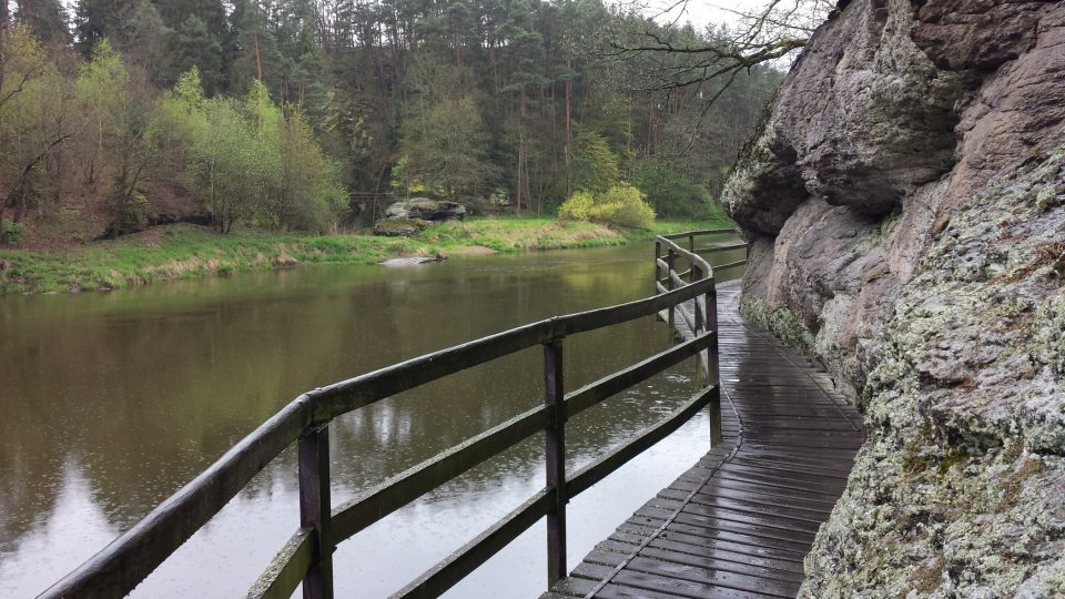 Jedním z několika krásných míst, které můžete navštívit v okolí jihočeského lázeňského městečka Bechyně, je visutá dřevěná lávka nad řekou Lužnicí