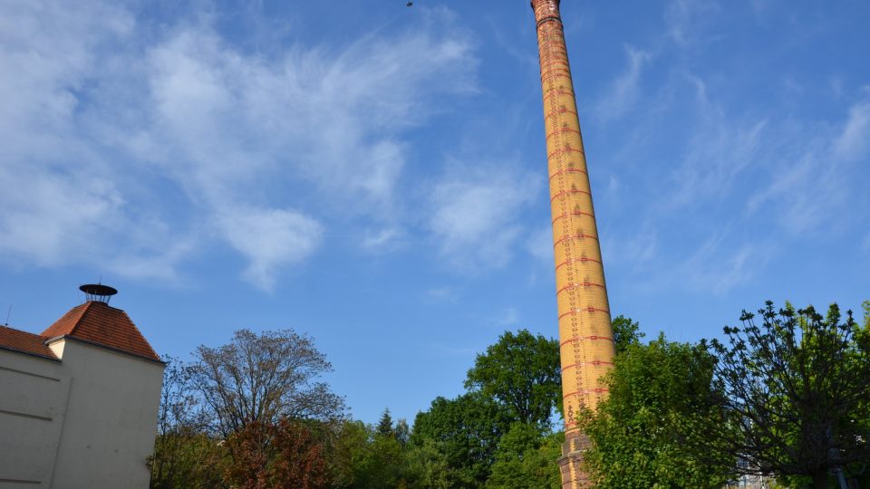 Tam mezi stromy se ukrývá bývalá nouzová kolonie Na Kotlasce