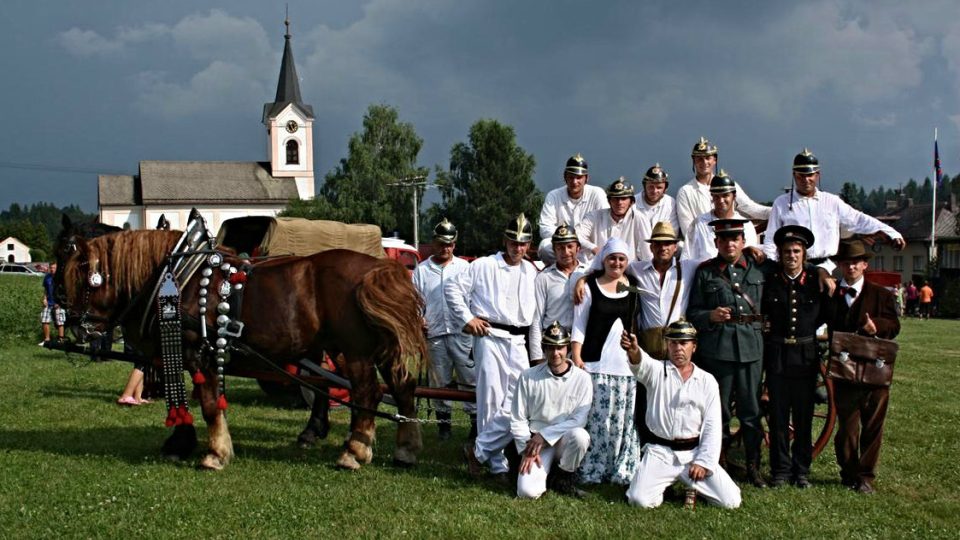 Historická ukázka na oslavách 125 let založení sboru 2