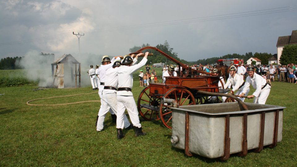 Historická ukázka na oslavách 125 let založení sboru