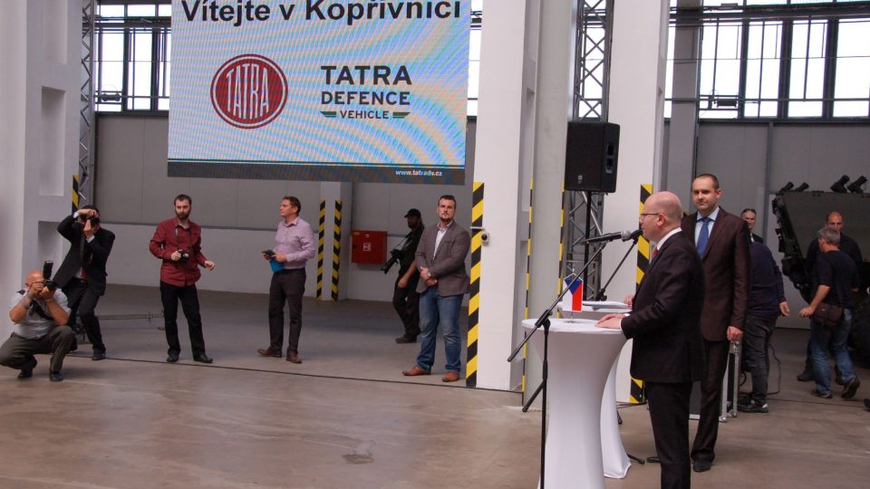 Slavnostní zahájení provozu Tatra Defence Vehicle