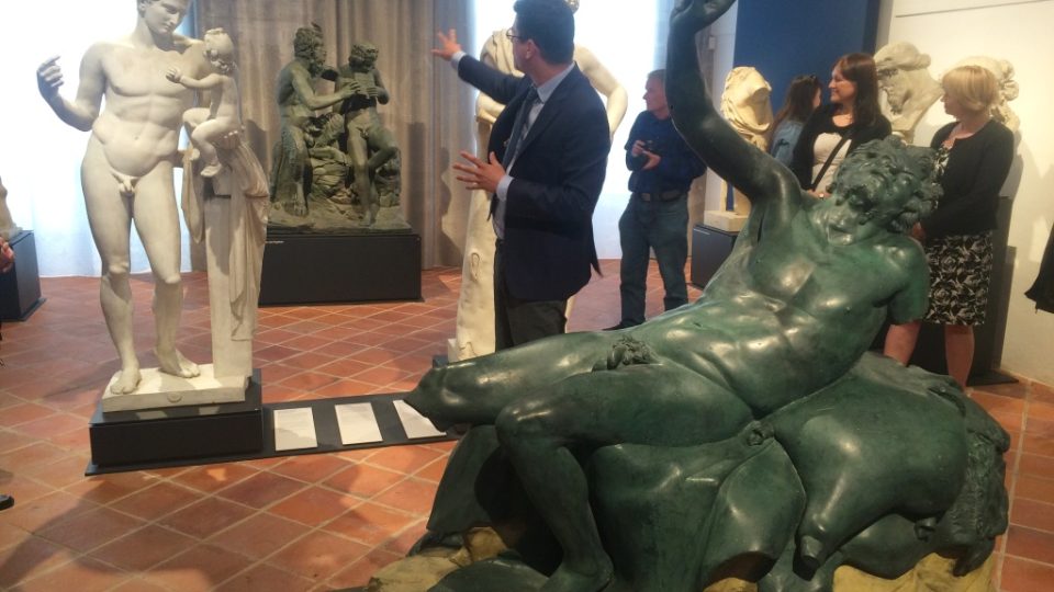 Nová výstava na duchcovském zámku se věnuje historickým odlitkům antických soch