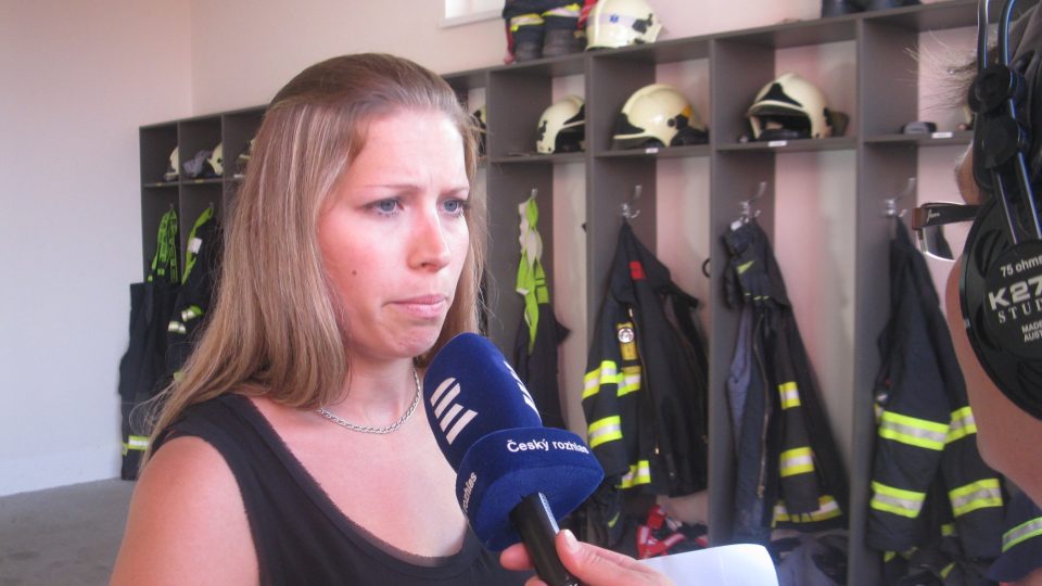 Kateřina Smolíková, vedoucí kroužku mladých hasičů