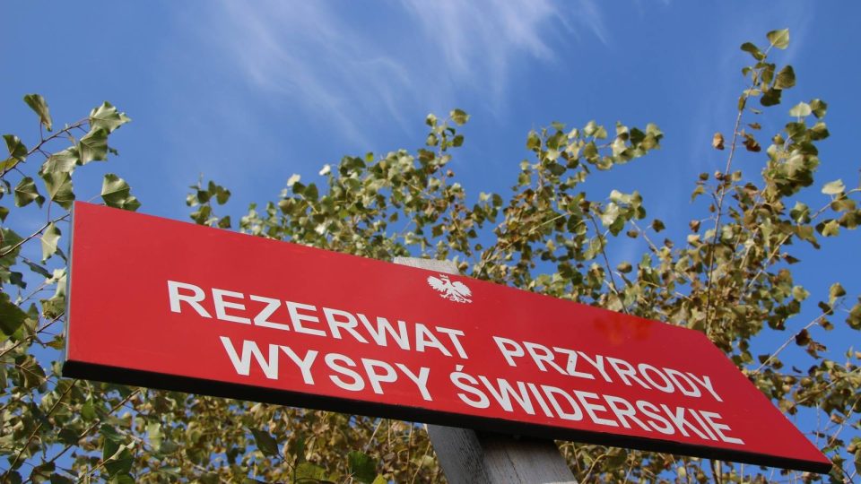 Rezervace Šviderské ostrovy se skládá z písčitých ostrůvků