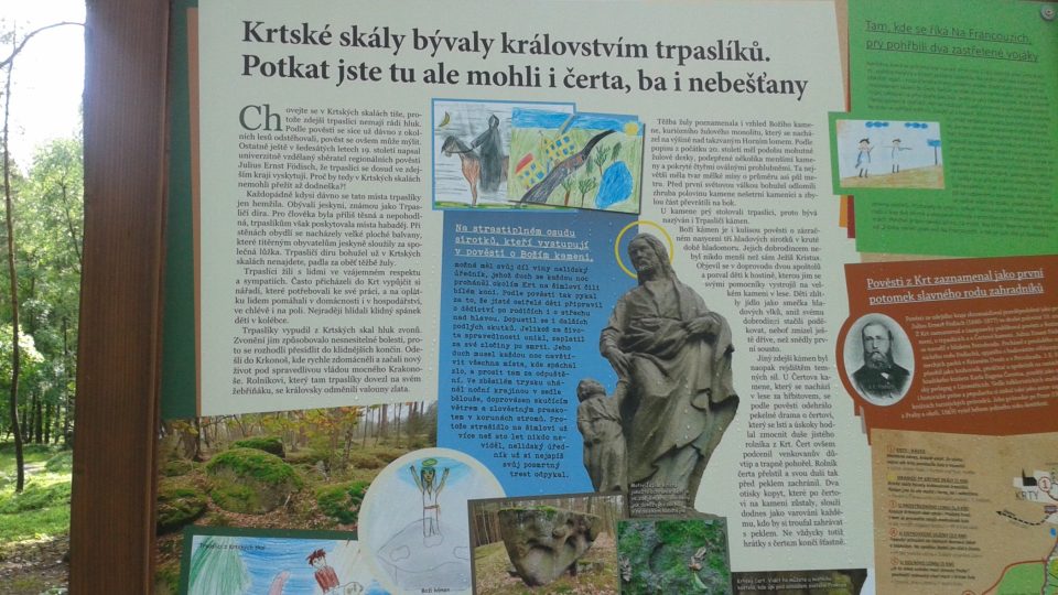 Krtské skály proslavily místní trpaslíci