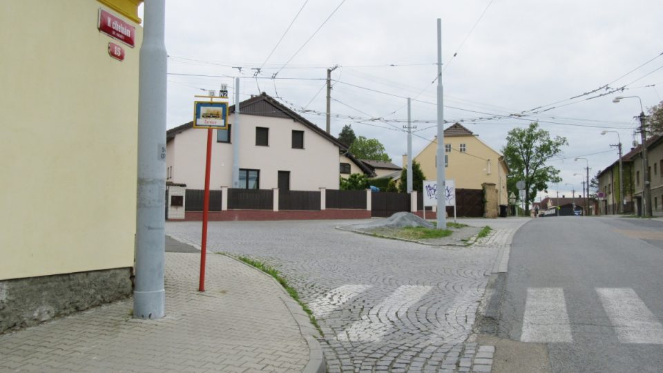 Nejmenší a jediný původní trolejbusová točna v Plzni