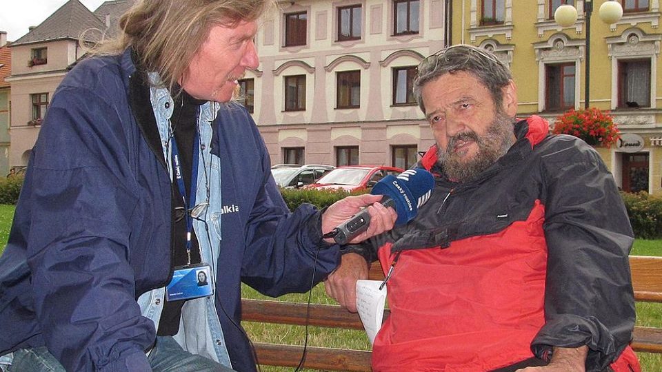 Na Novohradsku se Jan Spálený setkal s redaktorem Zdeňkem Zajíčkem