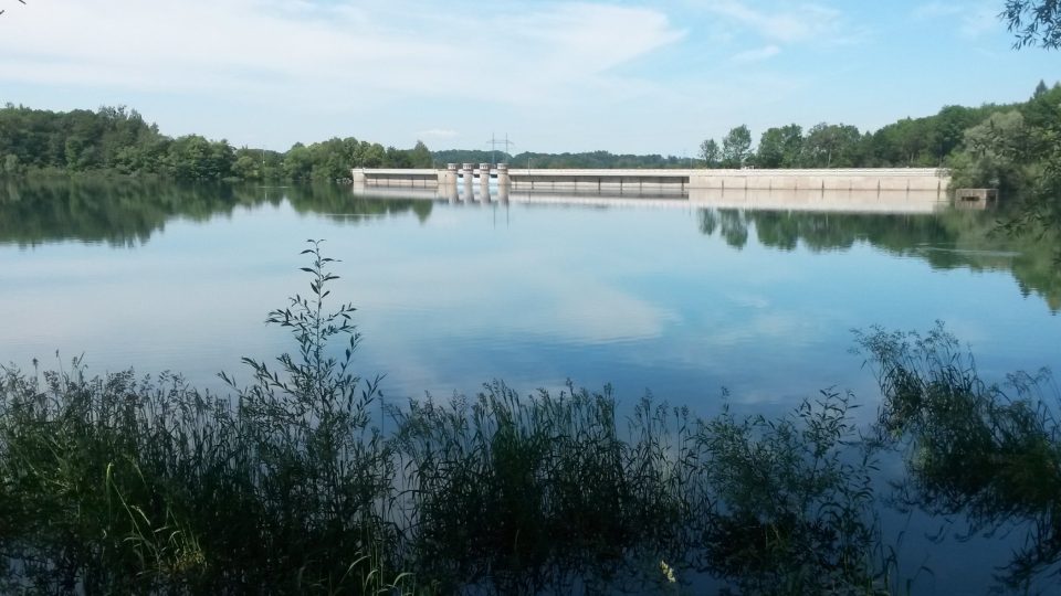 Hráz Žermanické přehrady