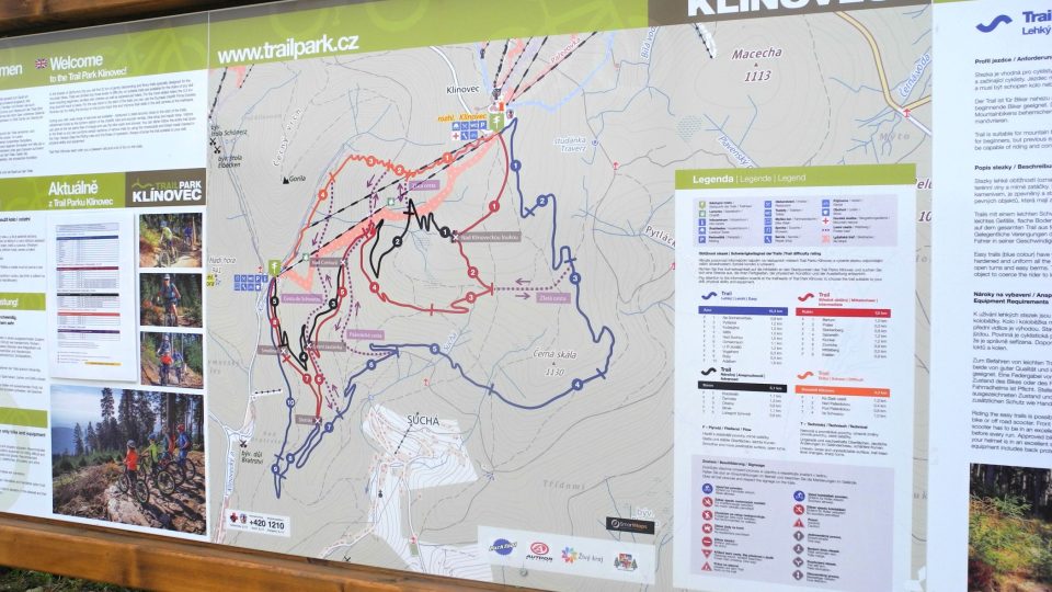 Krušnohorský Klínovec spustil provoz nového trail parku