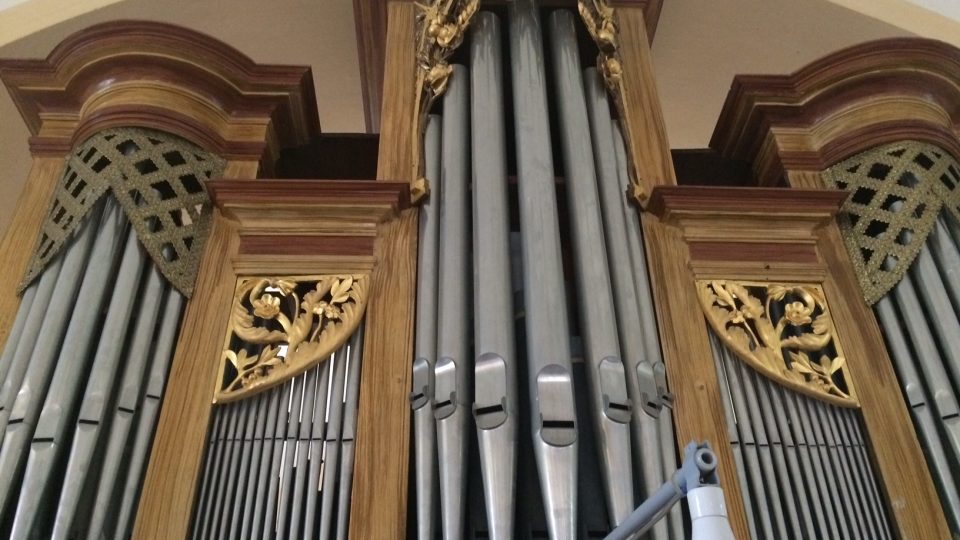 Varhany v doubickém kostele