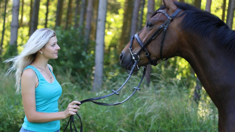 Andrea Beranová, jezdkyně na koni