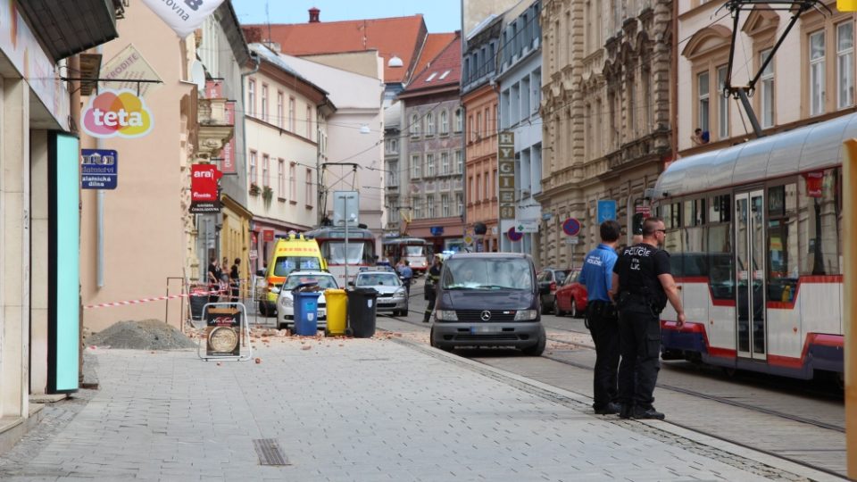 V Olomouci se sesula střecha z opravovaného domu