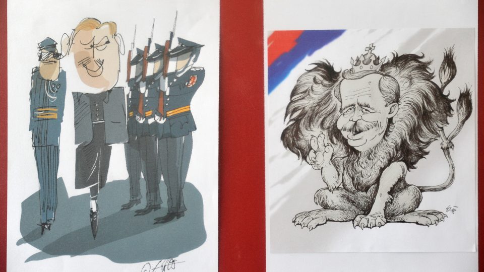 výstava karikatur Václava Havla, Malostranská beseda