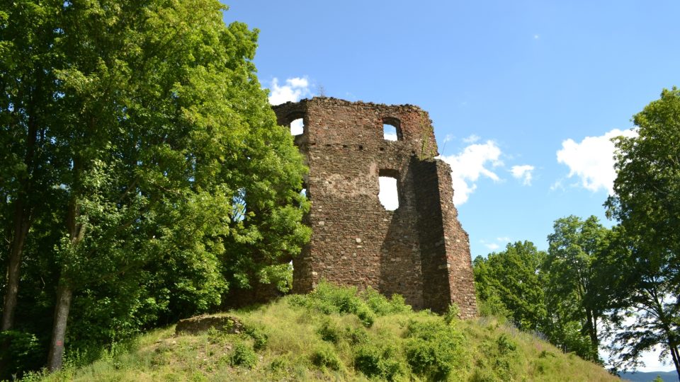 Hrad po zásahu blesku vyhořel a už nebyl nikdy opraven