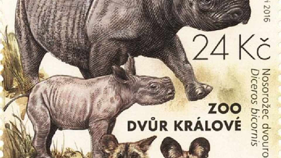 Poštovní známky představují čtyři významné české zoologické zahrady