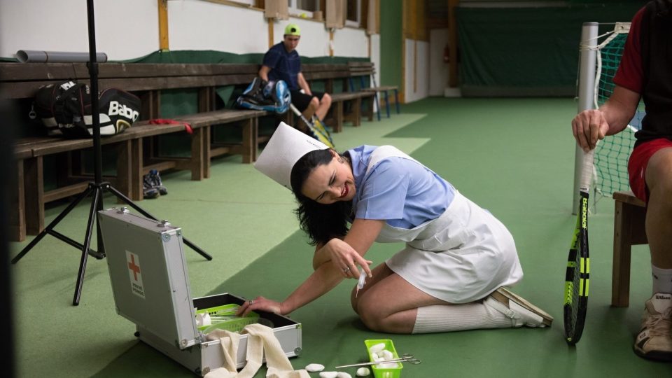 Momentky ze zákulisí fotografování kalendáře Sestra v akci