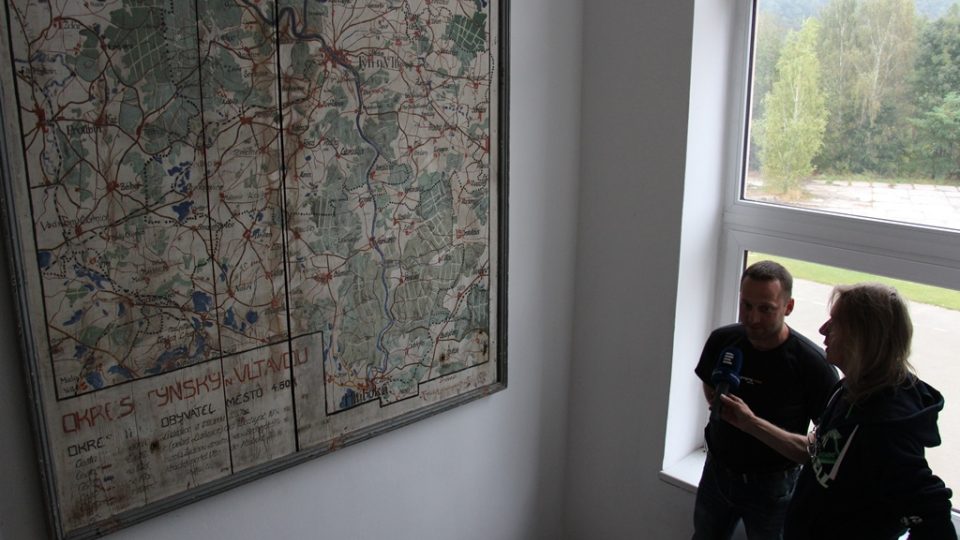 Historická mapa vltavotýnského hasičského okresu
