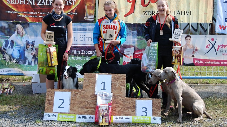 Canicross Run for Fun v Liberci - Michaela Srchová vyhrála kategorii běhu se psy nad 20 kg a chystá se na mistrovství Evropy v canicrossu