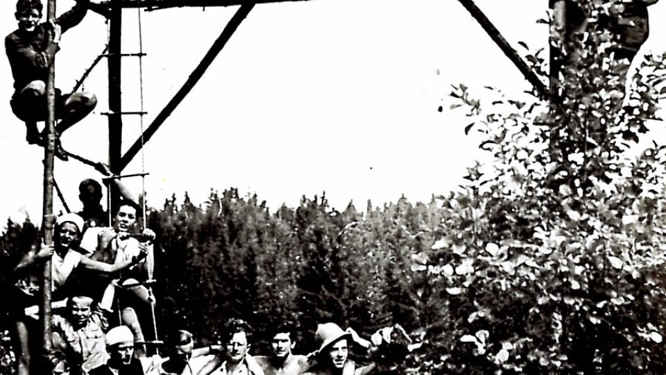 Tábor vodních skautů v období těsně po válce