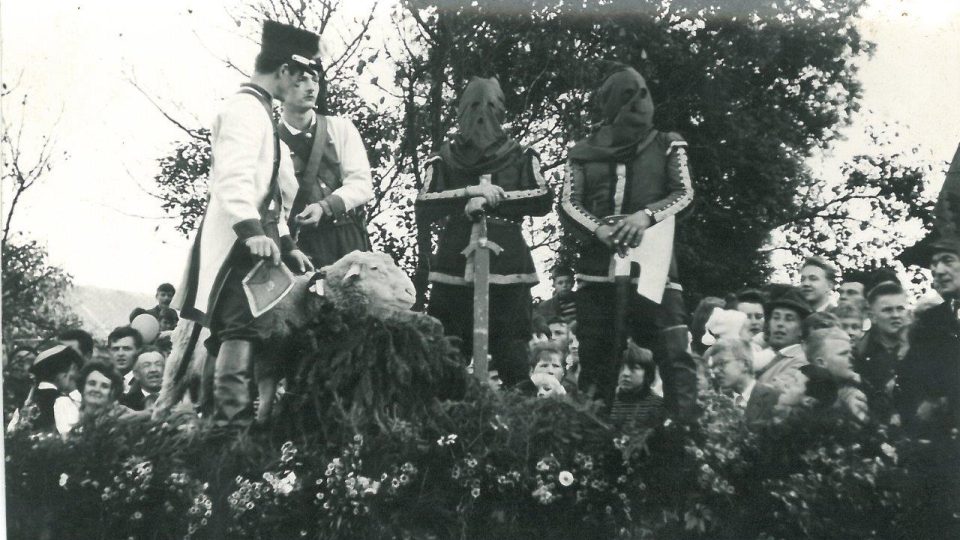 Stínání berana v Kunčicích v roce 1966