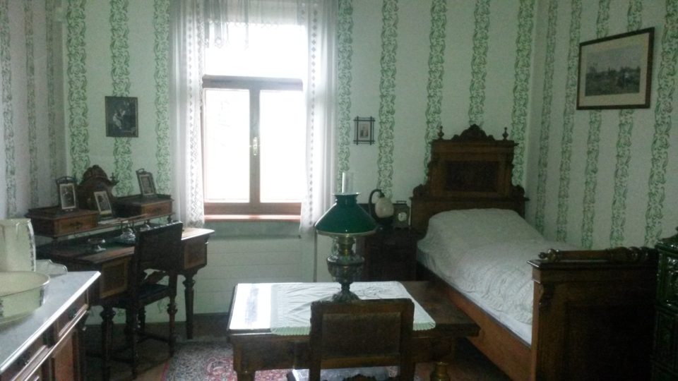 Ložnice Leoše Janáčka v jeho hukvaldském domě
