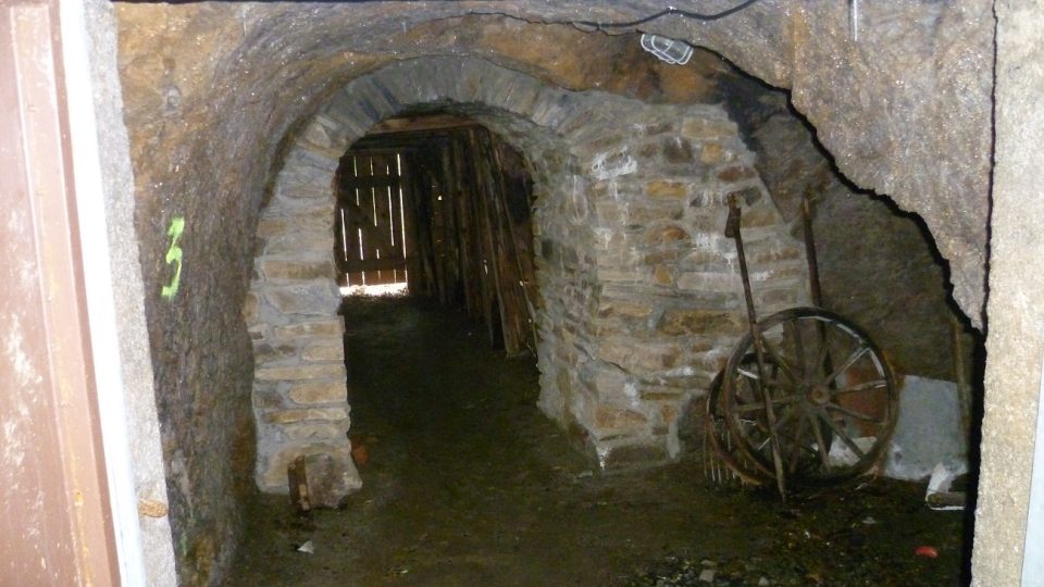 Původní vchod do podzemí