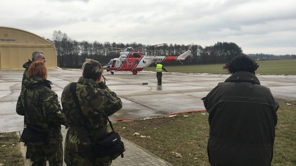 Armáda představila novou základnu jihočeské letecké záchranky na letišti v Bechyni